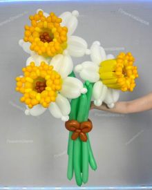 Нарциссы из шаров