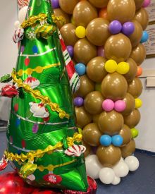 Пряничный домик из шаров