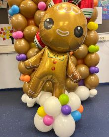 Пряничный домик из шаров