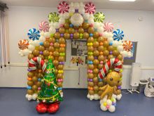 Пряничный домик из шаров