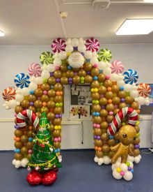 Пряничный домик из шаров