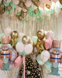 Воздушные шары с щелкунчиком