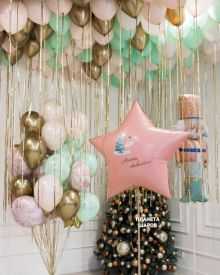 Воздушные шары с щелкунчиком