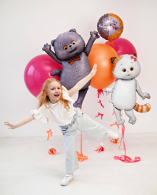 Воздушные шары кот басик