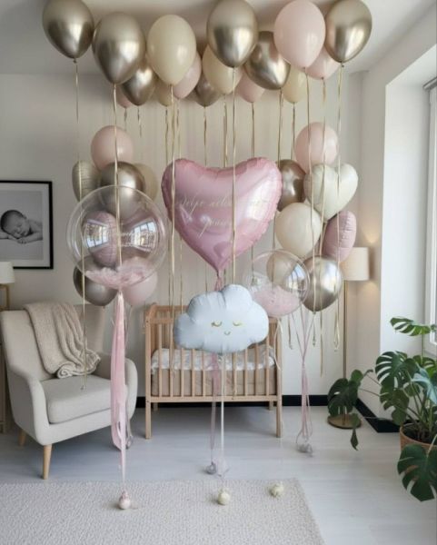 Оформление на встречу девочки