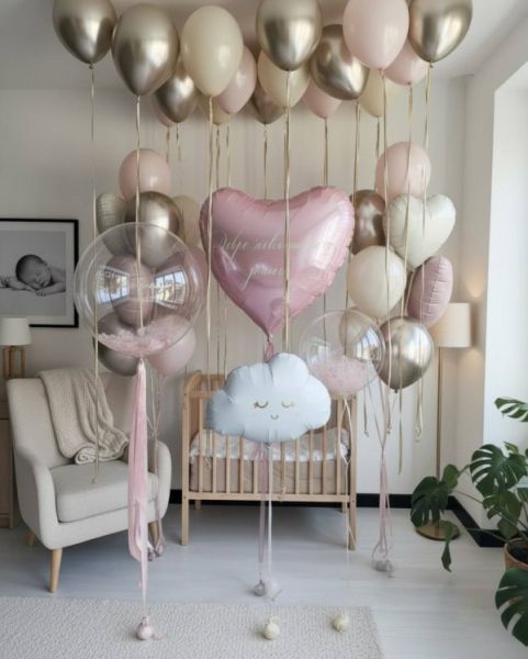 Оформление на встречу девочки