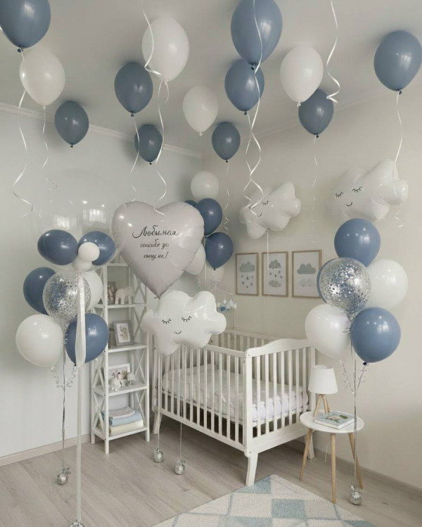 Оформление на встречу мальчика