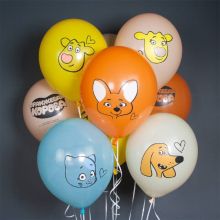 Воздушные шары Оранжевая корова