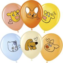 Воздушные шары Оранжевая корова