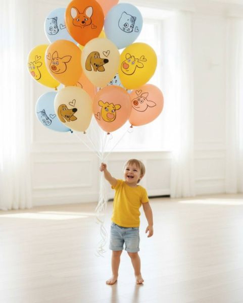 Воздушные шары Оранжевая корова