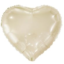 К Б/РИС СЕРДЦЕ 18" Металлик Сhampagne