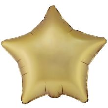 К Б/РИС ЗВЕЗДА 18" Сатин Gold Sateen