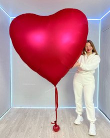 Огромное сердце шар