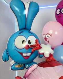 Набор шаров Крош и Нюша Смешарики