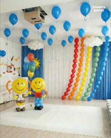 Радуга в детском саду оформление