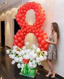 Цифра с ландышами