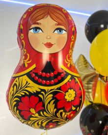 Шары с матрёшкой