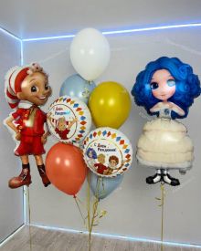 Шарики Буратино и Мальвина