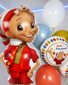 Шарики Буратино и Мальвина