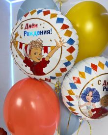 Шарики Буратино и Мальвина