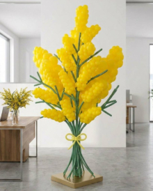 Мимоза из шаров