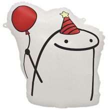  Человечек Мем матовый с шариком