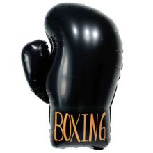  Перчатка боксерская черная