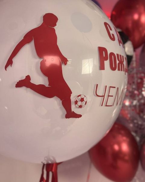 Воздушный шар с логотипом Спартак