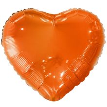 К Б/РИС СЕРДЦЕ 18" Металлик Orange