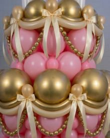 Торт из воздушных шаров