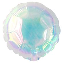 К Б/РИС КРУГ 10" Перламутр прозрачный