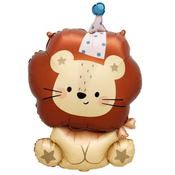  Лев в колпаке веселый