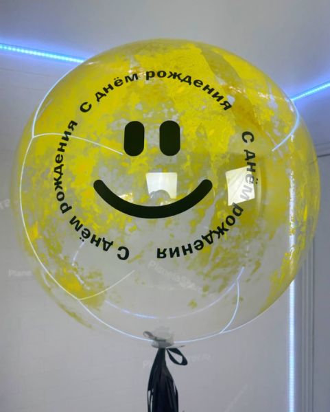 Воздушный шар с краской
