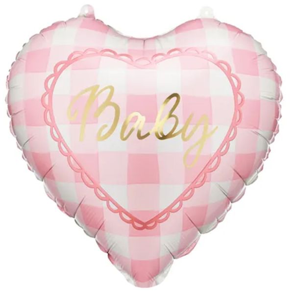 ПД 18" BABY Сердце Light Pink