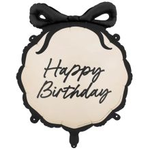 ПД 18" ШАР с бантом HAPPY BIRTHDAY