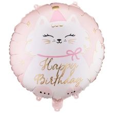 ПД 18" Киска HAPPY BIRTHDAY