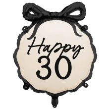 ПД 18" ШАР с бантом HAPPY 30
