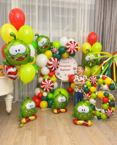 Цифра с конфетами